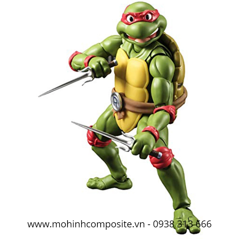 mo hinh bang nhua composite cao cap45 1 6109 - Tượng nhân vật ninja rùa chất lượng cao 1500mm